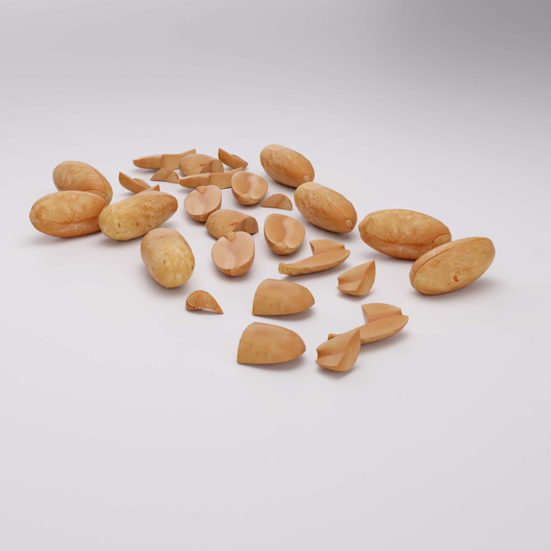 Peanuts 3D Model .c4d .max .obj .3ds .fbx .stl .blend