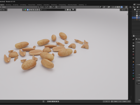Peanuts 3D Model
