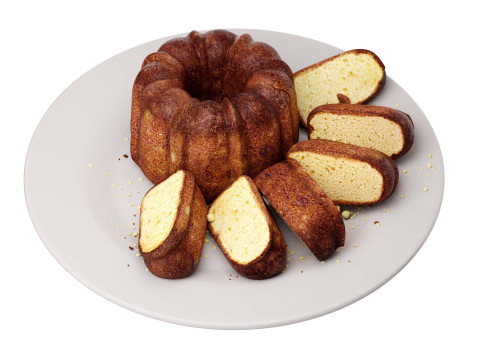 Pound cake Modelo 3D