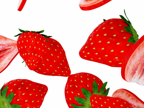 Strawberrys Modelo 3D