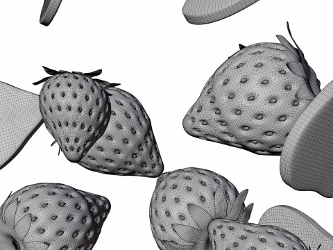 Strawberrys 3D Model