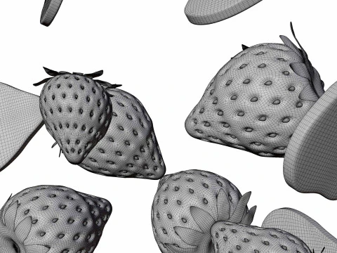 Strawberrys 3D Model