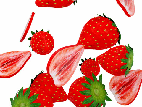Strawberrys 3D Model