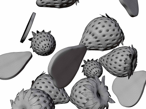 Strawberrys 3D Model