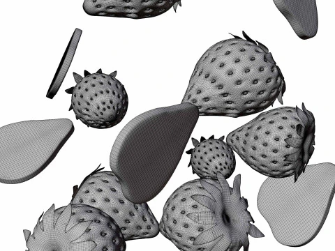 Strawberrys 3D Model