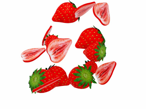 Strawberrys 3D Model