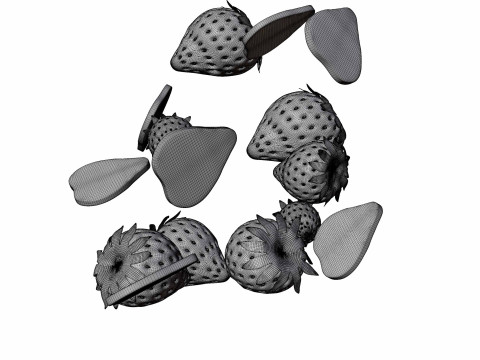 Strawberrys 3D Model