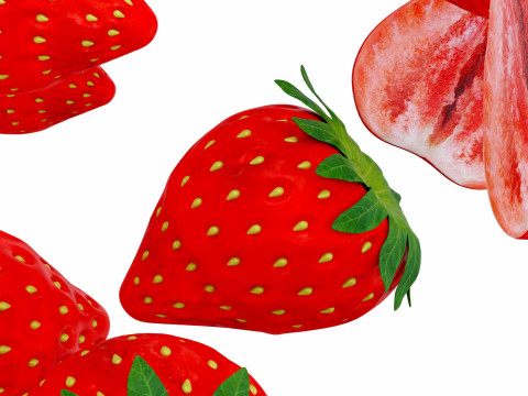 Strawberrys 3D Model