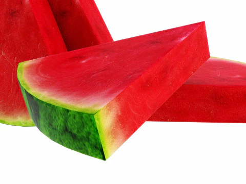 Fetta di anguria Modello 3D