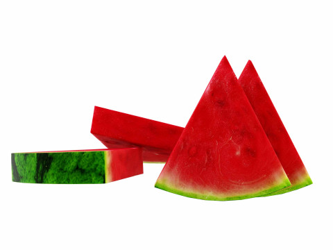 Watermelon slice 3D Model