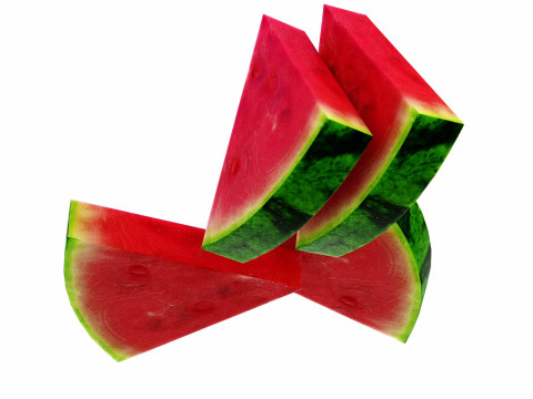 Watermelon slice 3D Model
