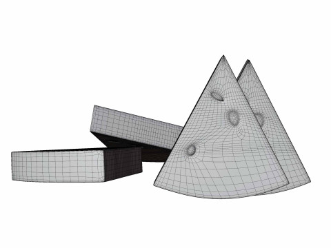 Watermelon slice 3D Model