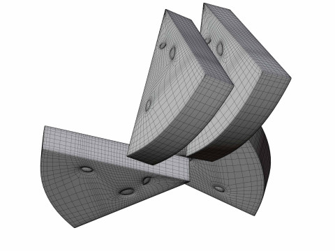 Watermelon slice 3D Model