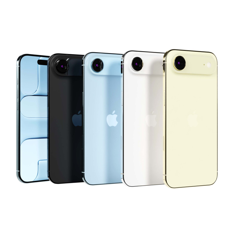 Iphone 17 Air Modello 3D .c4d .max .obj .3ds .fbx .stl .blend