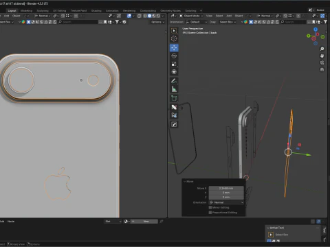 Iphone 17 Air 3D Model