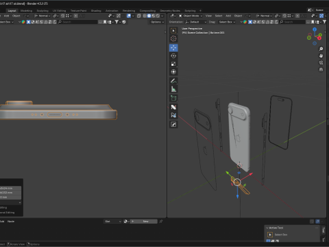Iphone 17 Air Modello 3D