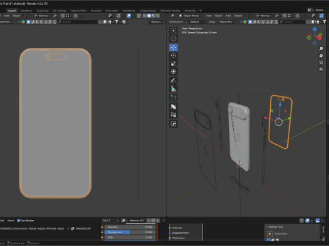 Iphone 17 Air Modello 3D
