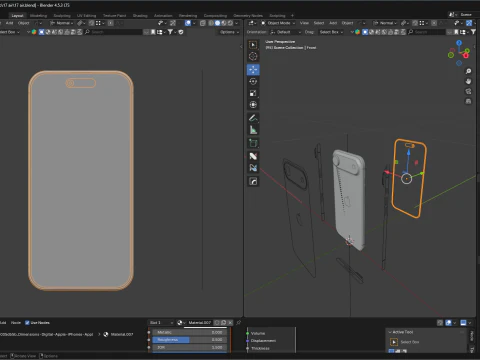 Iphone 17 Air 3D Model