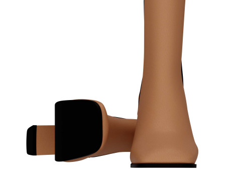Heel boots Modello 3D