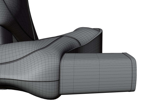 Heel boots Modello 3D