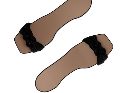 Heel sandals 3D 模型