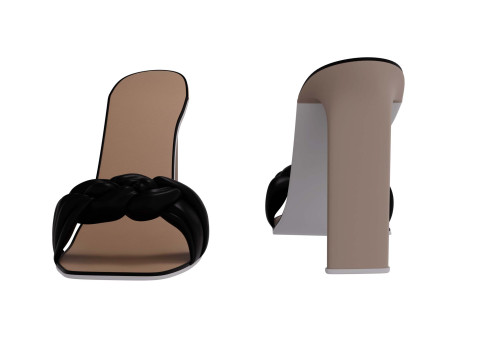 Heel sandals 3D 模型