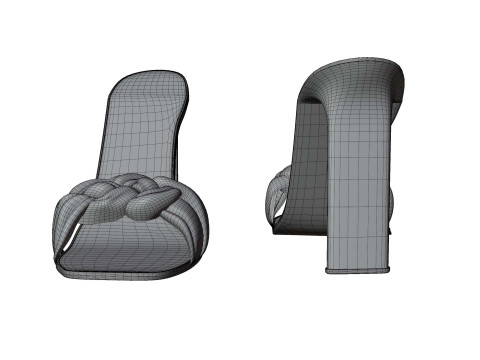 Heel sandals 3D 模型