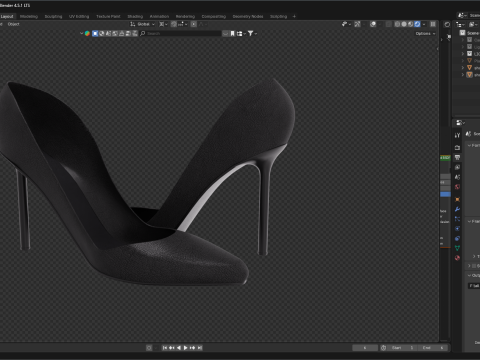 High Heels Modello 3D