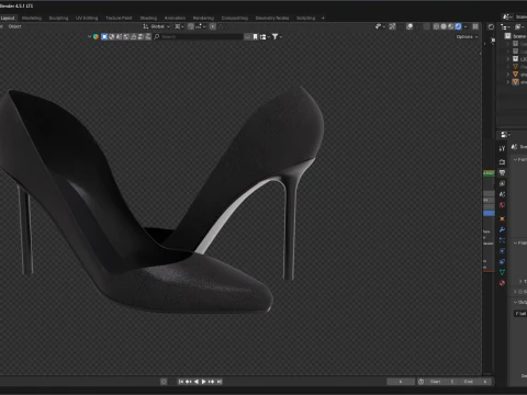 High Heels 3D Model