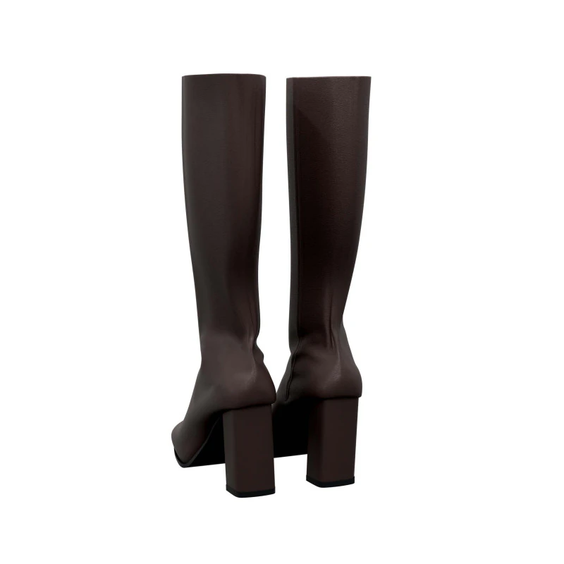 Высокие кожаные сапоги 3D Модель .c4d .max .obj .3ds .fbx .stl .blend 