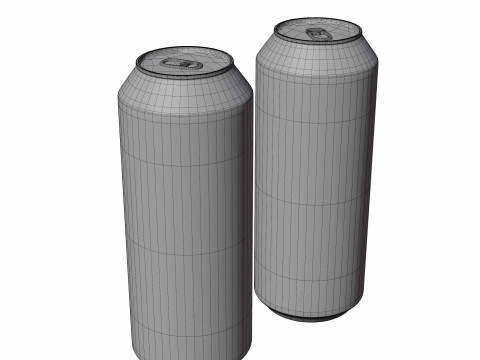 Kaleng Aluminium Model 3D