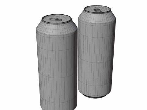 Aluminium Cans 3D Model
