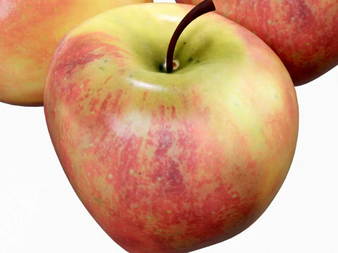 Apples Fruit 3D Model