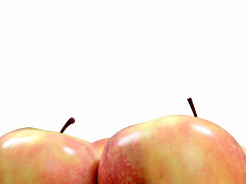Apples Fruit 3D Model