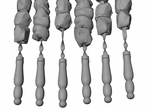 BBQ Skewers 3D Модель