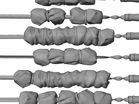 BBQ Skewers 3D Модель