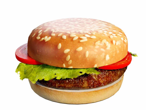 Бургер 3D Модель