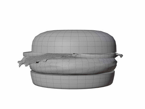 Burger 3D Modell