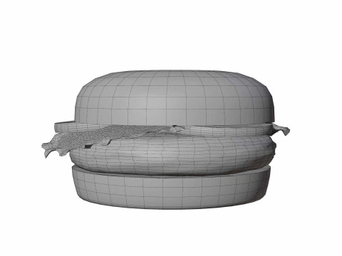 Burger 3D Model