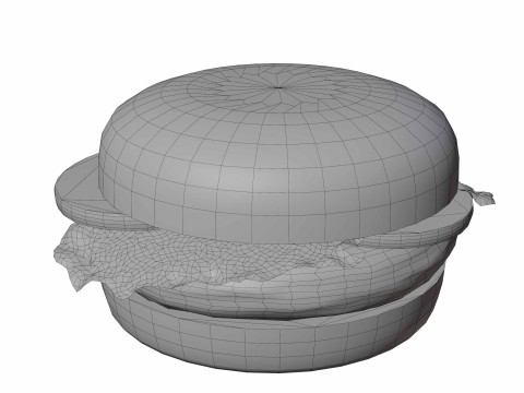 Burger 3D Modell