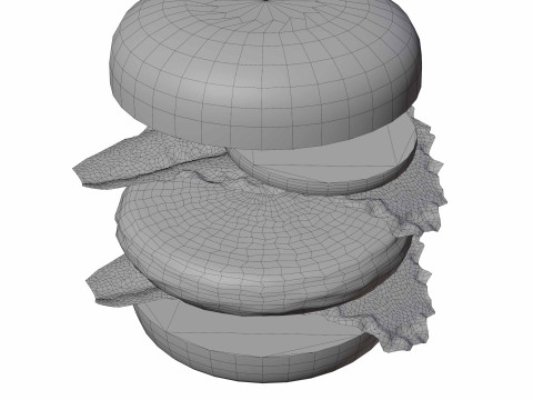 Burger 3D Modell