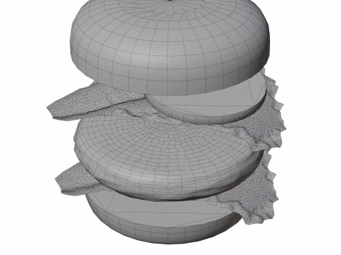 Burger 3D Model