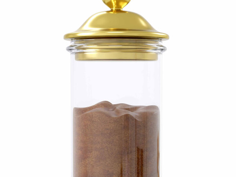 Chili Spice Jar 3D Модель