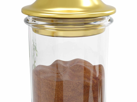 Chili Spice Jar Modello 3D