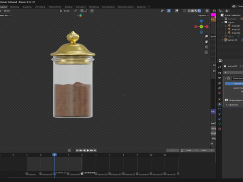 Chili Spice Jar Modello 3D