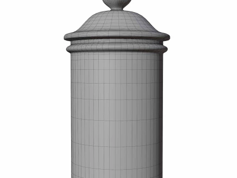 Chili Spice Jar 3D Model