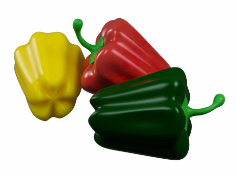 Capsicum 3D Model