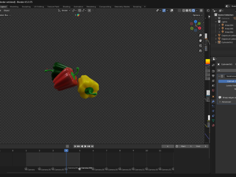 Capsicum Modèle 3D