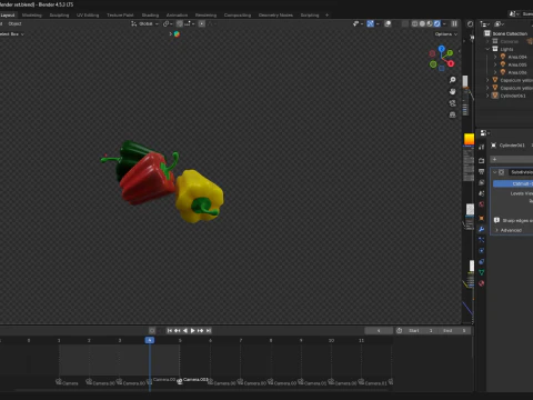 Capsicum 3D Model