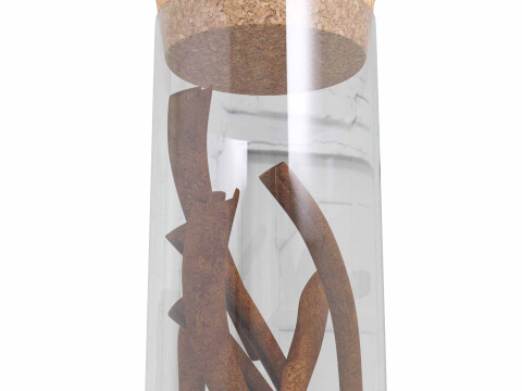 Cinnamon Jar 3D Model
